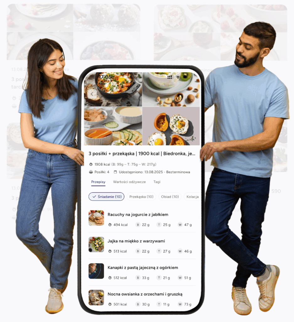 Kalkulator kalorii i Dieta w aplikacji MyTrela