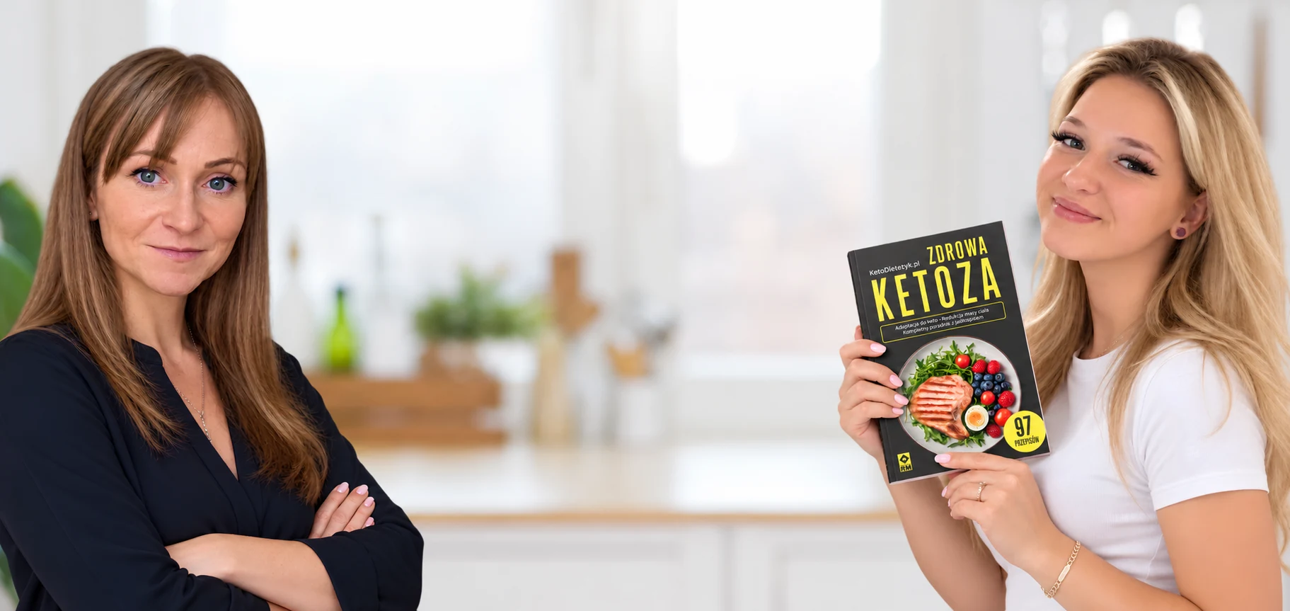 Klaudia prezentuje książkę Zdrowa Ketoza